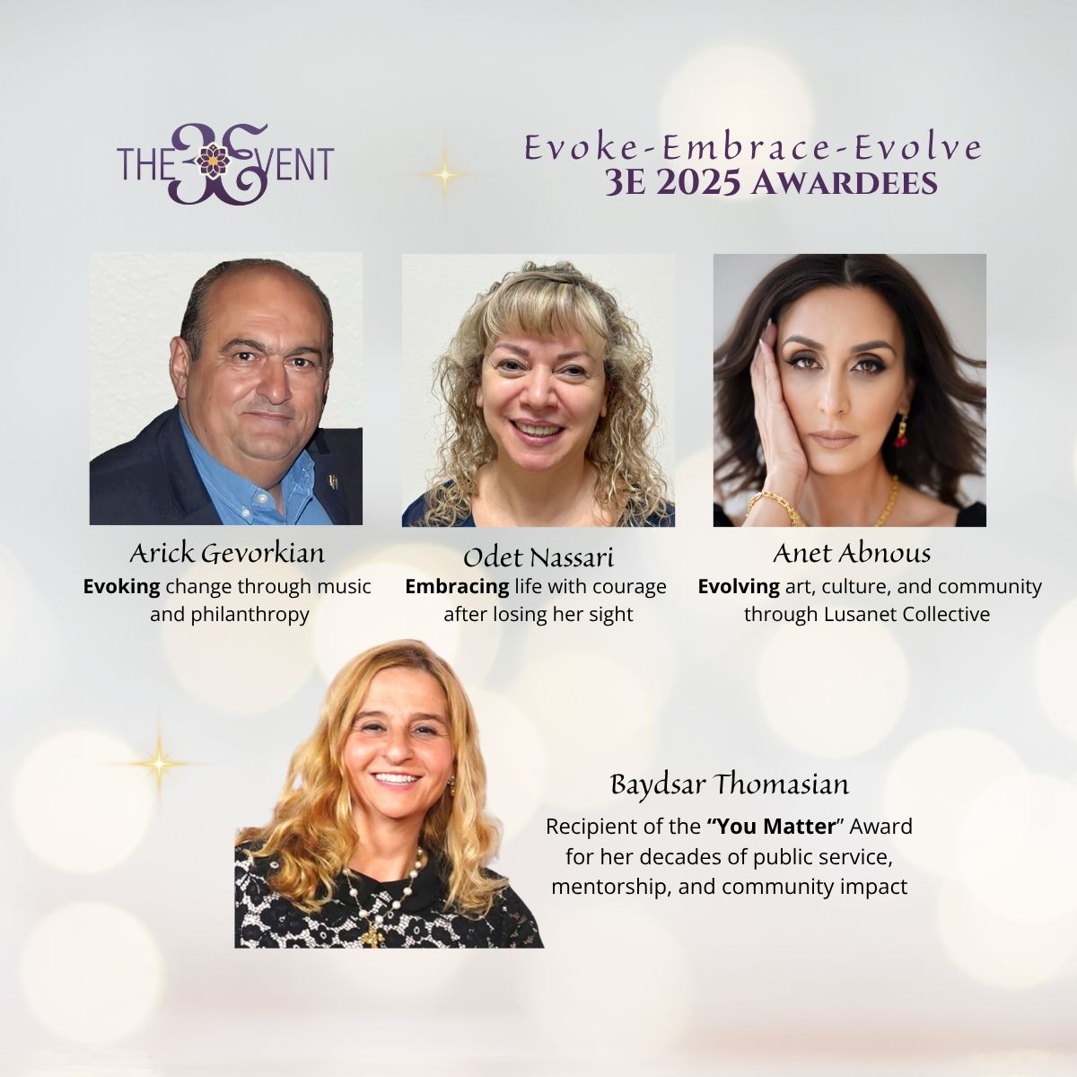 3e Awards Evoke Embrace Evolve